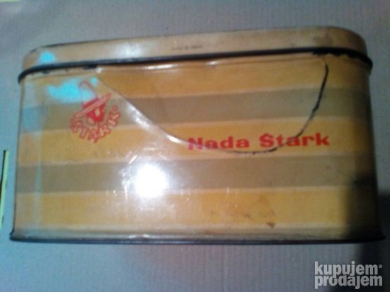stara limena kutija nada stark