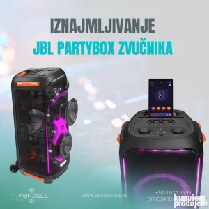 Iznajmljivanje zvučnika Beograd JBL Partybox