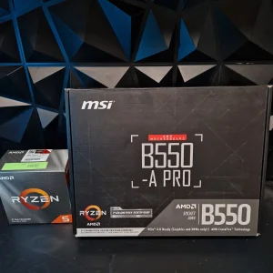 b550 Msi Pro +Ryzen 5600x + 32gb Gskill