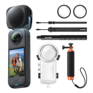 INSTA360 X4 8K Action Camera Invisible Dive Bundle