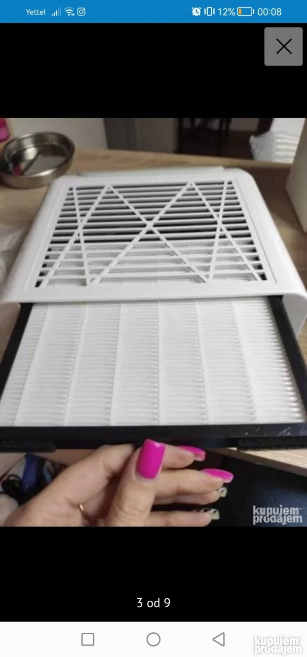 Aspirator za nokte 80W