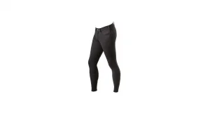 Pantalone za jahanje muške crne BasicPlus