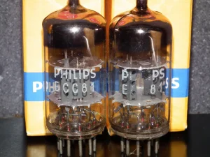 ECC81 Mullard Blackburn 12AT7 Rebranded Philips MP1