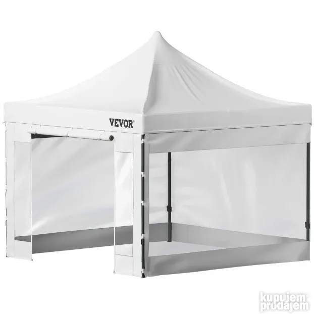 VEVOR 3,048 x 3,048 m Pop Up Šator beli