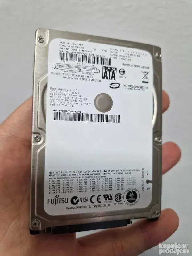 Hard disk za laptop 80gb (100% health) BR.12