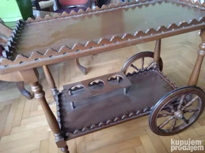 kolica za posluzivanje na tockicima povoljno