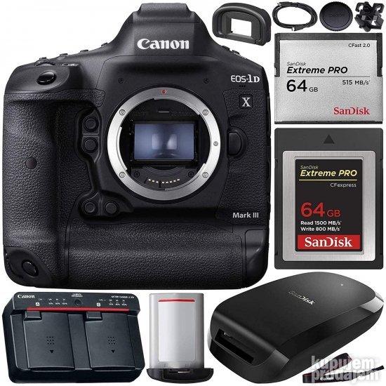 Canon EOS 1DX Mark III telo + 64GB CFexpress