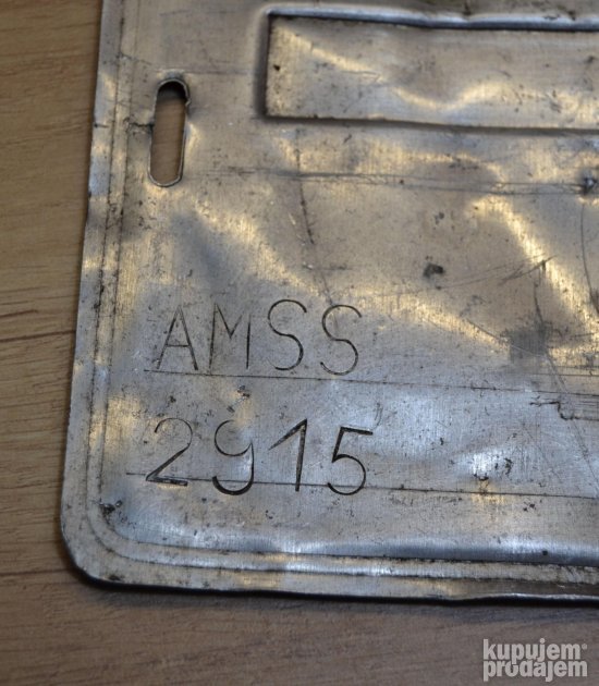 Stara L tablica auto škola, obuka vozača, AMSS