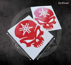 STIKERI - Yamaha Lobanja nalepnice - Yamaha skull - 2200