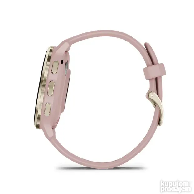 GARMIN Venu 3S krémarany pink silicone strap, povoljno
