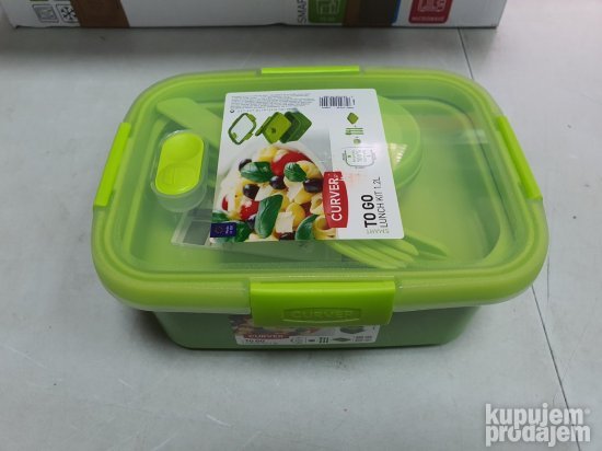 Posuda za Hranu sa priborom 1.2L Zelena - Curver