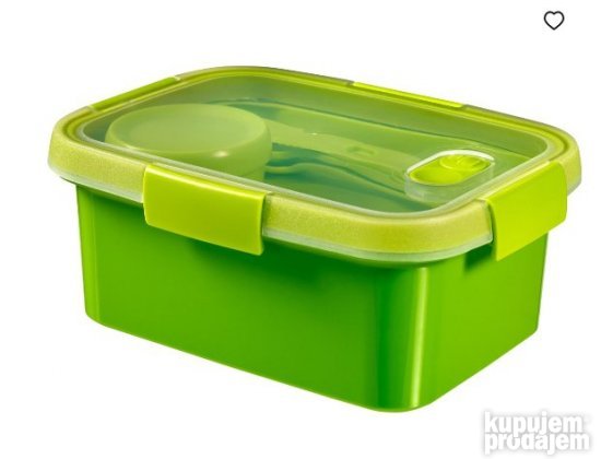 Posuda za Hranu sa priborom 1.2L Zelena - Curver