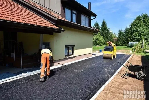 Priprema i ugradnja behatona, asfaltiranje, Novi Sad