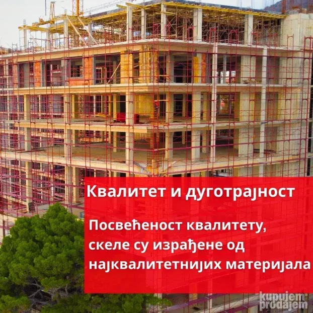 399 m2 nove ramovske skele na sniženju