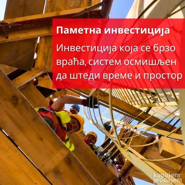 399 m2 nove ramovske skele na sniženju