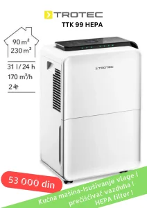Kućni odvlaživači i prećišćivači vazduha TROTEC Nemačka