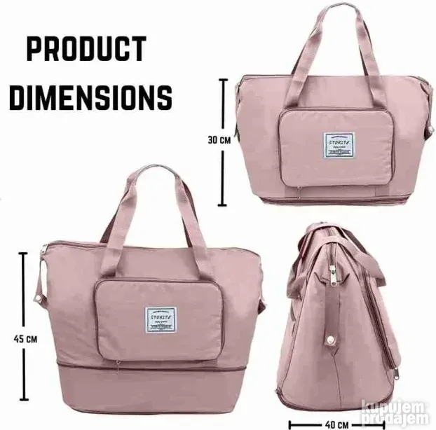 Putna torba Sklopiva Sportska Rucni prtljag za avion