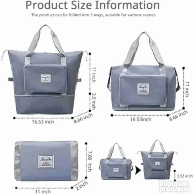 Putna torba Sklopiva Sportska Rucni prtljag za avion