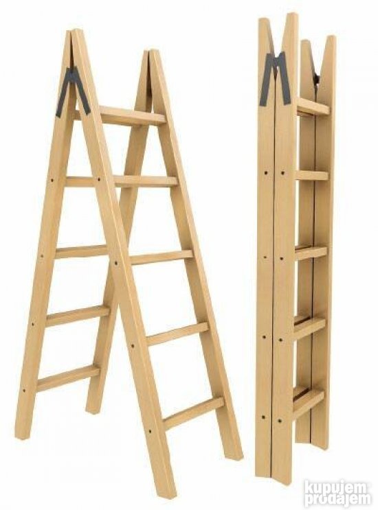 Merdevine drvene 5 gazišta UNITEHNA