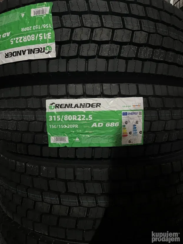 nove pogon obicna gume 315/80 r 22.5 Greenlander ad686
