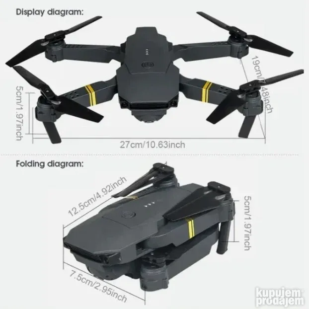 Dron 998 PRO sa HD kamerom