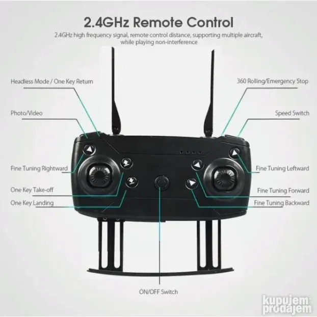 Dron 998 PRO sa HD kamerom