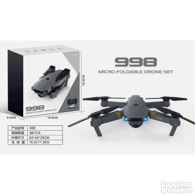 Dron 998 PRO sa HD kamerom