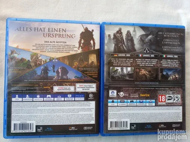 PS4 / PS5 - Assassins Creed - Syndicate i Origins