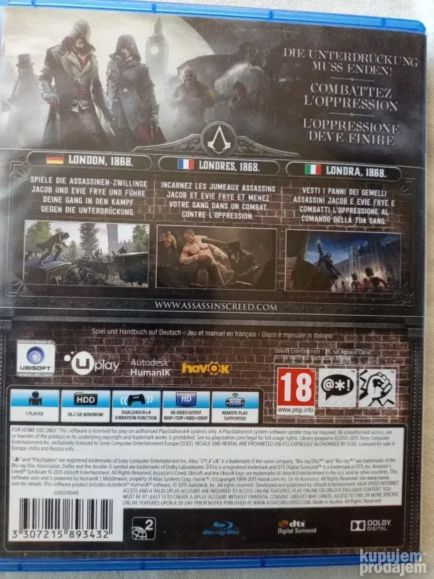 PS4 / PS5 - Assassins Creed - Syndicate i Origins