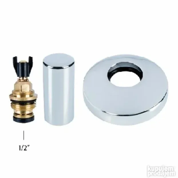 Gornji deo uzidnog ventila klizni sa stelujućom kapom i roz.