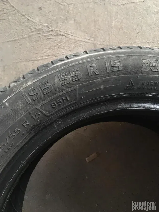 195/55 R15 Michelin Letnje 6mm sara