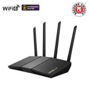 ASUS RT-AX57 AX3000 Dual Band WiFi 6 Extendable Router