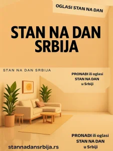 Stan na dan Srbija Beograd, Novi Sad, Kragujevac, Nis BANJA
