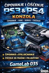 Cipovanje i Čišćenje i zamena termalne paste PS4  i PS3