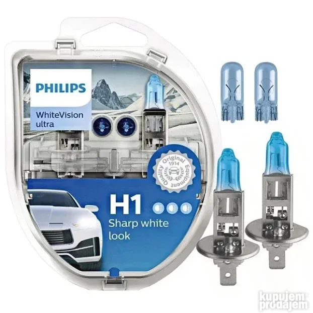 PHILIPS WhiteVision Ultra 1 Lampadina Auto H4 12V 60/55W - Foto 6