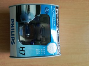 H7 Philips plave