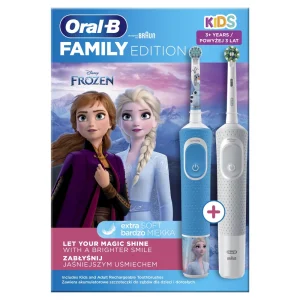 ORAL-B D100 Vitality Frozen + D103 Vitality Pro electric to