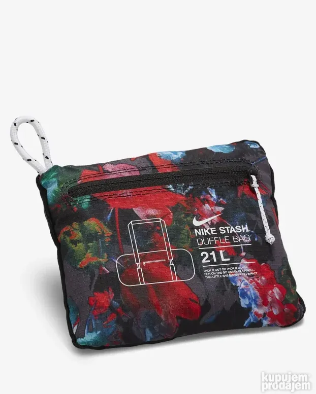 NIKE Printed Stash Duffel 21L NOVO