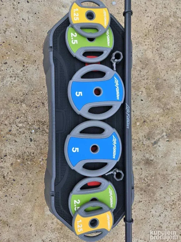 Life Fitness Set Aerobic Steper + Body Pump Set