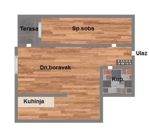 Odličan dvosoban stan na Bulevaru Patrijarha Pavla!40m2