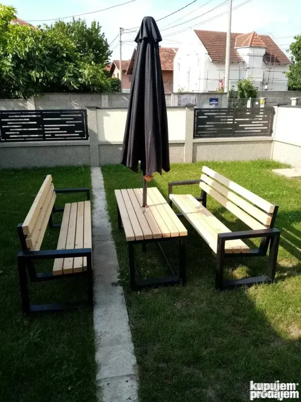 Klupa (drvo-metal), klupe za baštu, klupe i stolovi, klupe