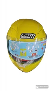 Dečije full face kaciga, sa vizirom I dodatnom krznenom krag