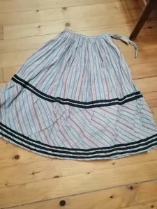 Konopljano -lanena suknja.