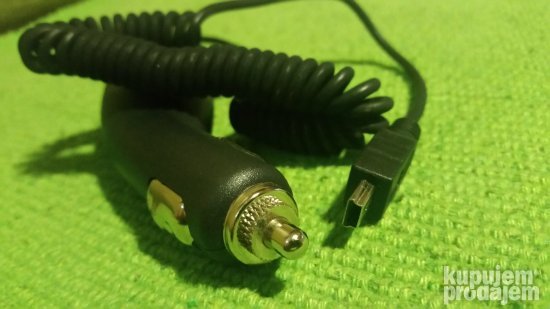 Nov AUTO punjač za GPS mini USB