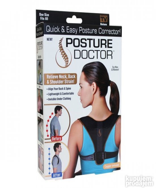 Pojas Za Pravilno Držanje Kičme Za Decu I Odrasle