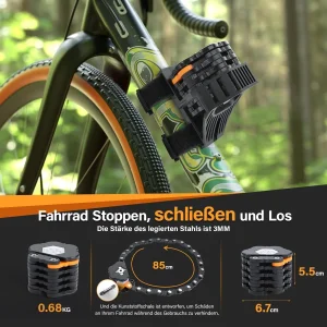 Preklopna brava za bicikle LC-dolida