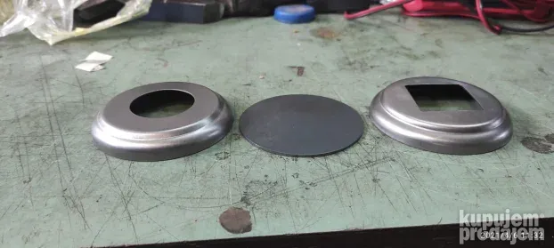 Rozetne za cev fi 30 mm metalne, inox i aluminijumske