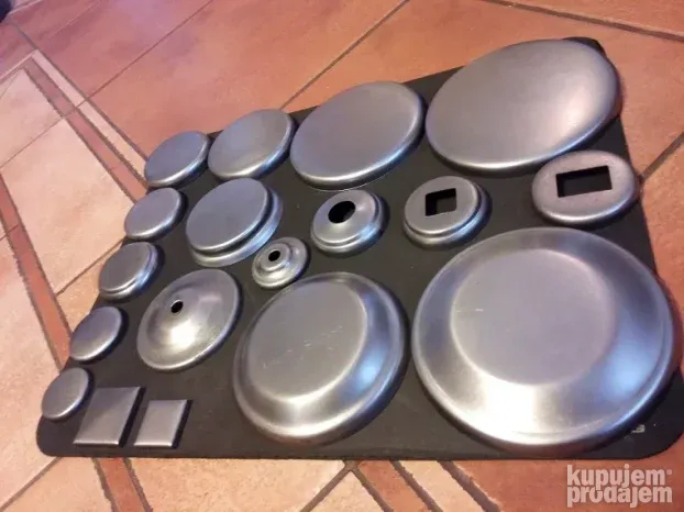 Rozetne za cev fi 30 mm metalne, inox i aluminijumske