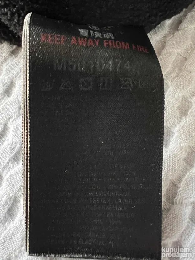 SUPERDRY ORIGINAL muska siva zimska jakna 2XL