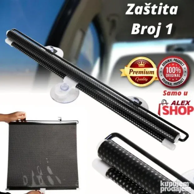 Najbolja zaštita od SUNCA I TOPLOTE -zavesice za auto